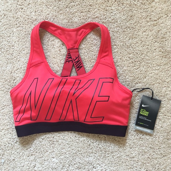 Nike Other - Nike Padded Sports Bra Med Support Women Small NWT